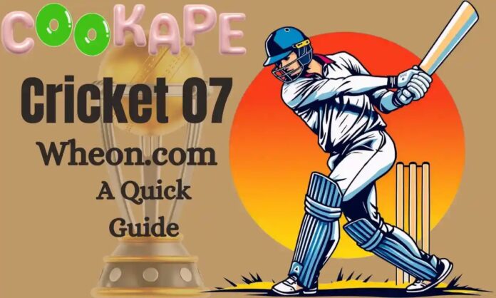 Cricket 07 Wheon.com